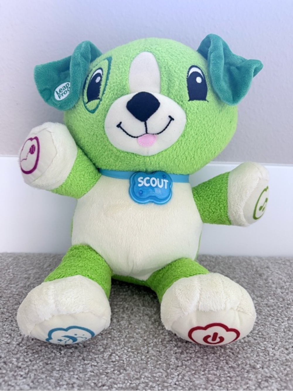 Leapfrog my Pal Scout interactive plush dog- tested /working